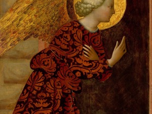 L’Archange Gabriel, tableau de Masolino da Panicale